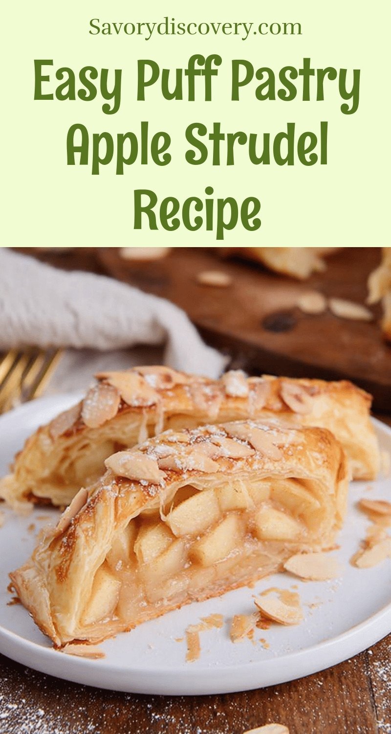 Easy Puff Pastry Apple Strudel Recipe