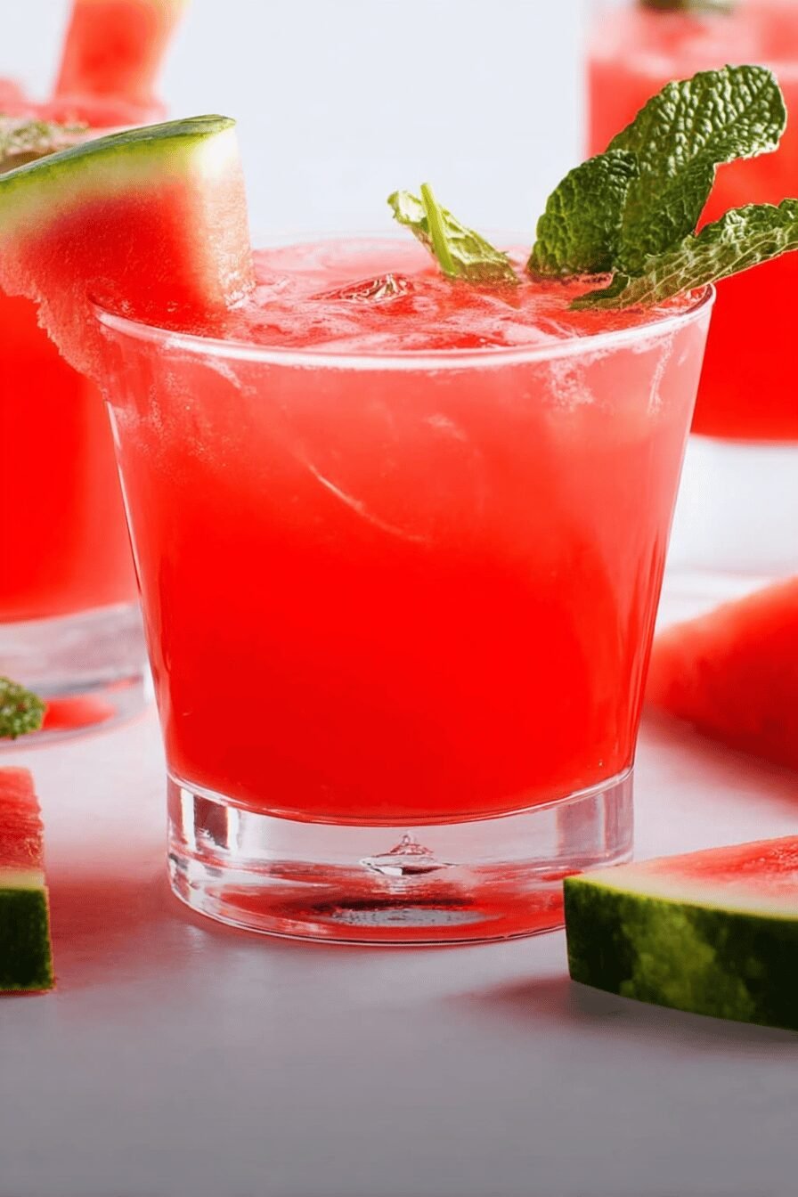 Easy Watermelon Vodka Cocktail with Lime