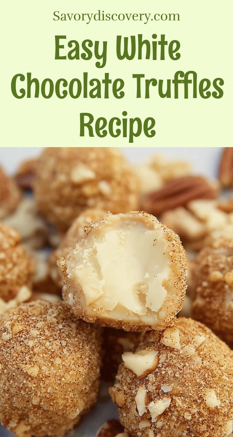 Easy White Chocolate Truffles Recipe