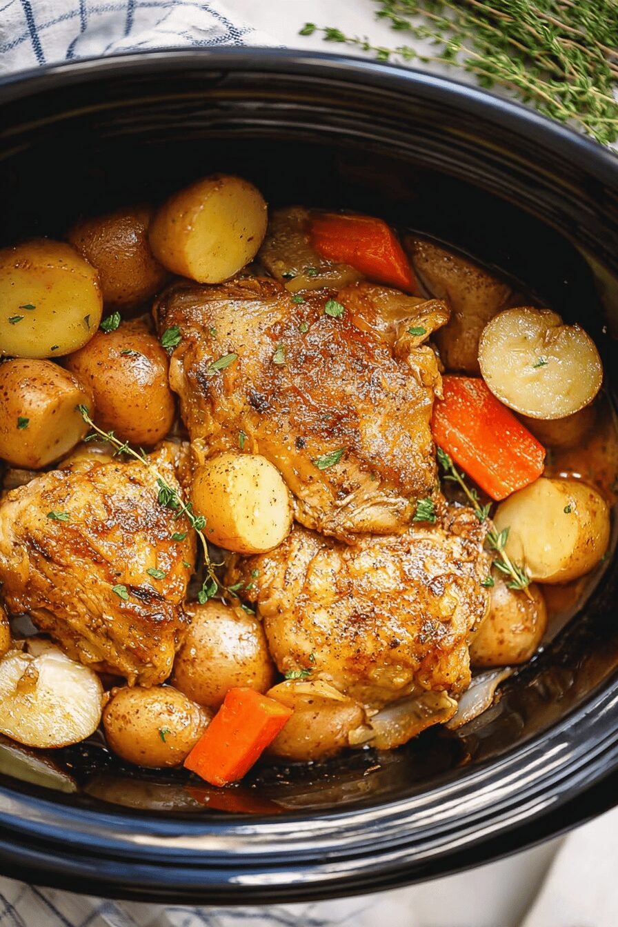 Easy and Delicious Crockpot Chicken Dinner