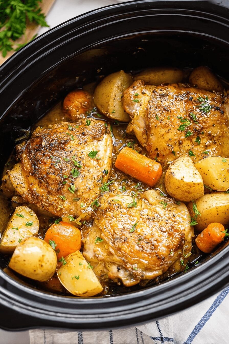Easy and Delicious Crockpot Chicken Dinner