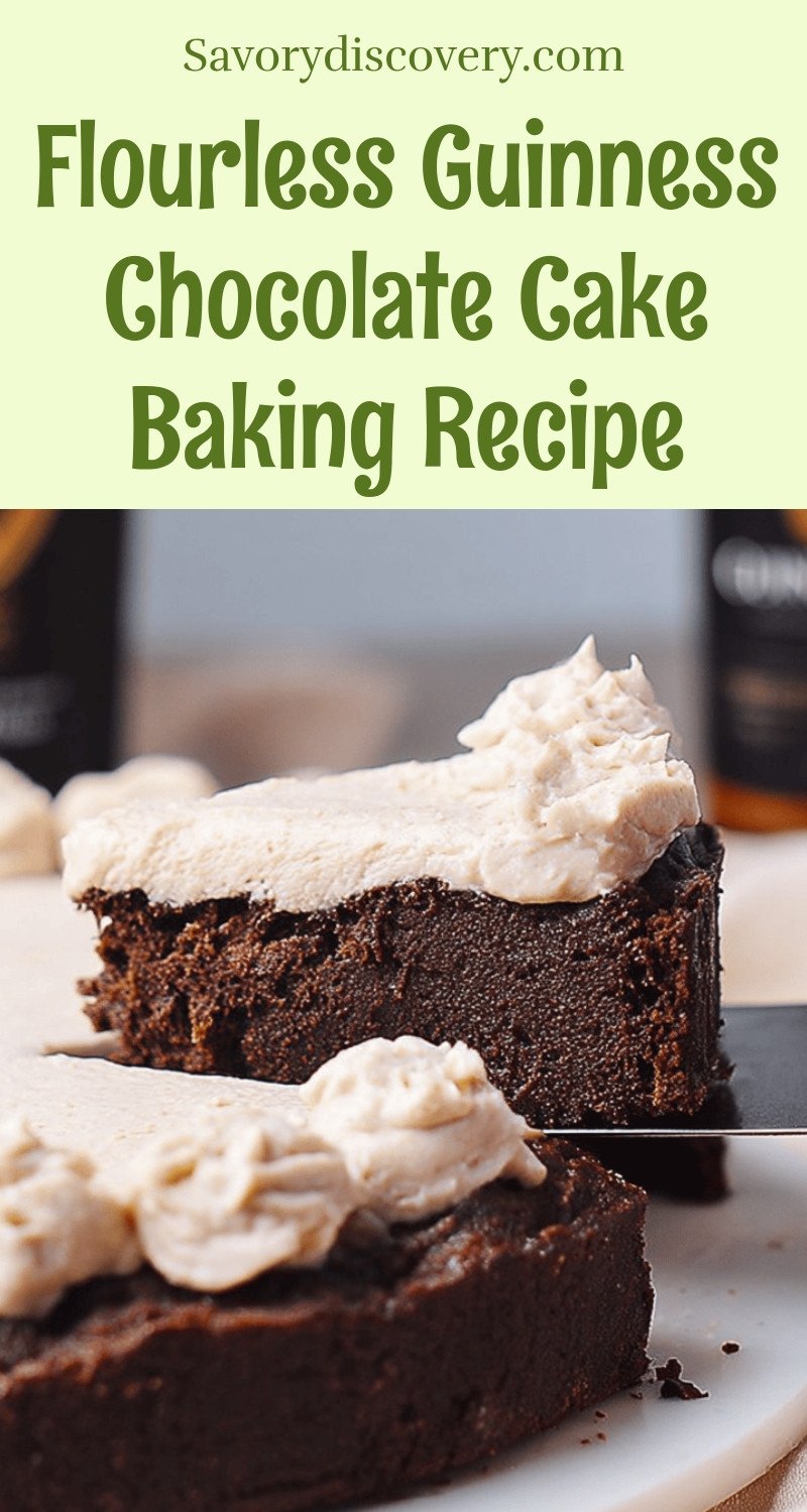 Flourless Guinness Chocolate Cake Baking Recipe