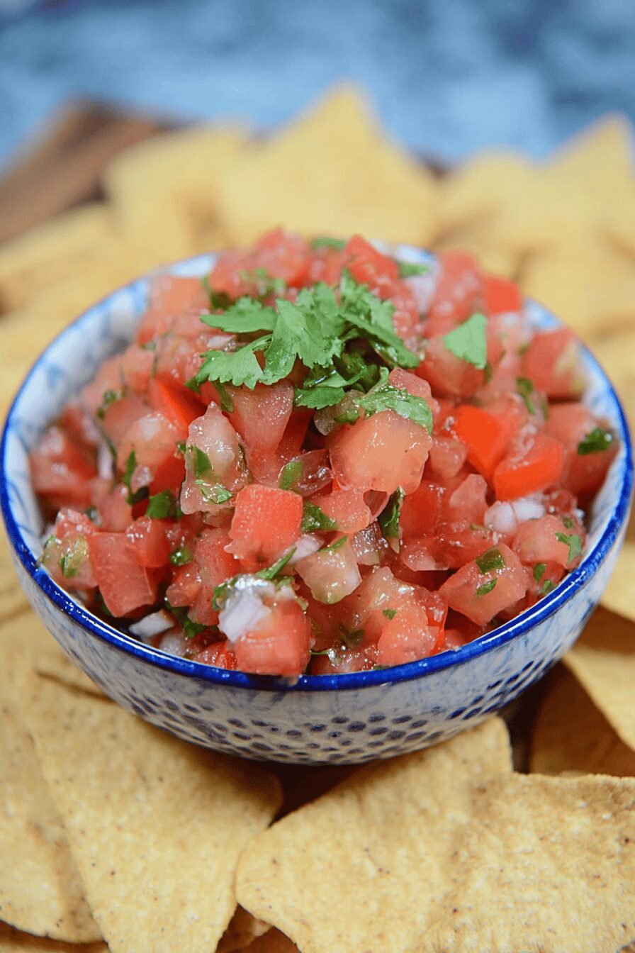 Fresh Tomato and Onion Salsa