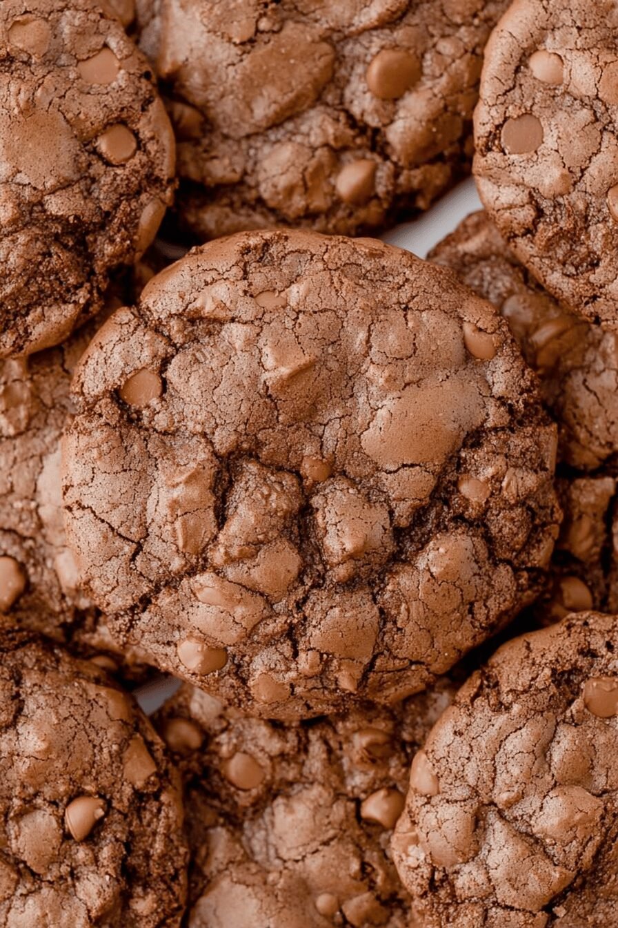 Fudgy Brownie Mix Cookie Delights