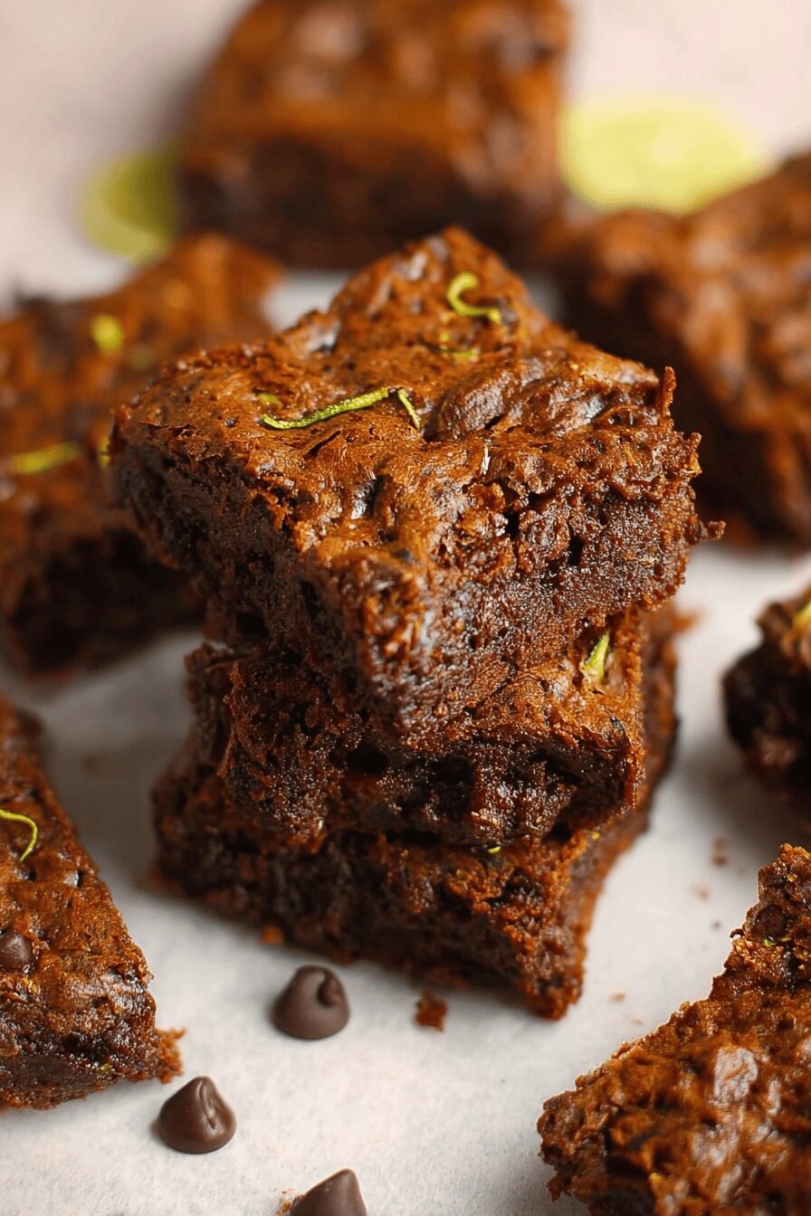 Fudgy Chocolate Zucchini Brownie Bites