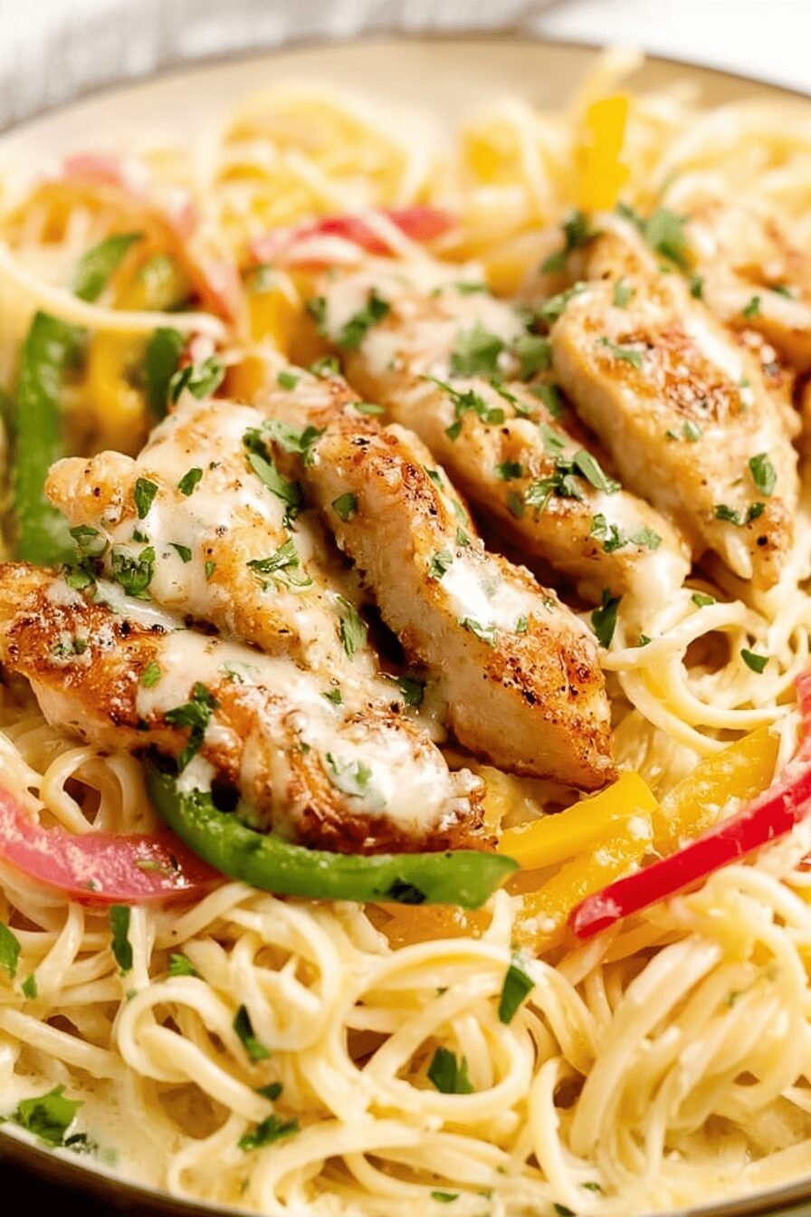Garlic Butter Chicken and Pasta