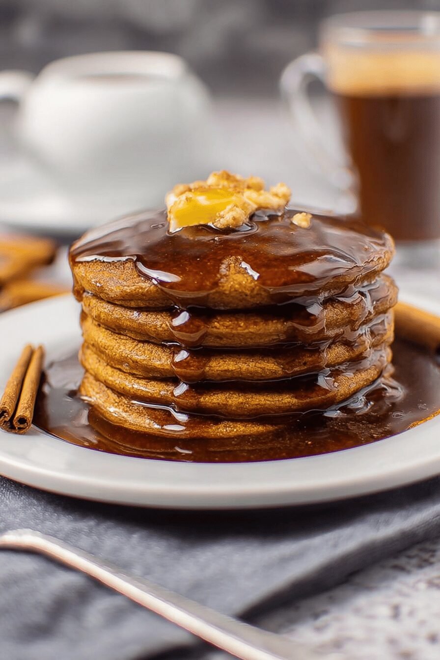 Gingerbread Pancakes Recipe for Christmas Morning