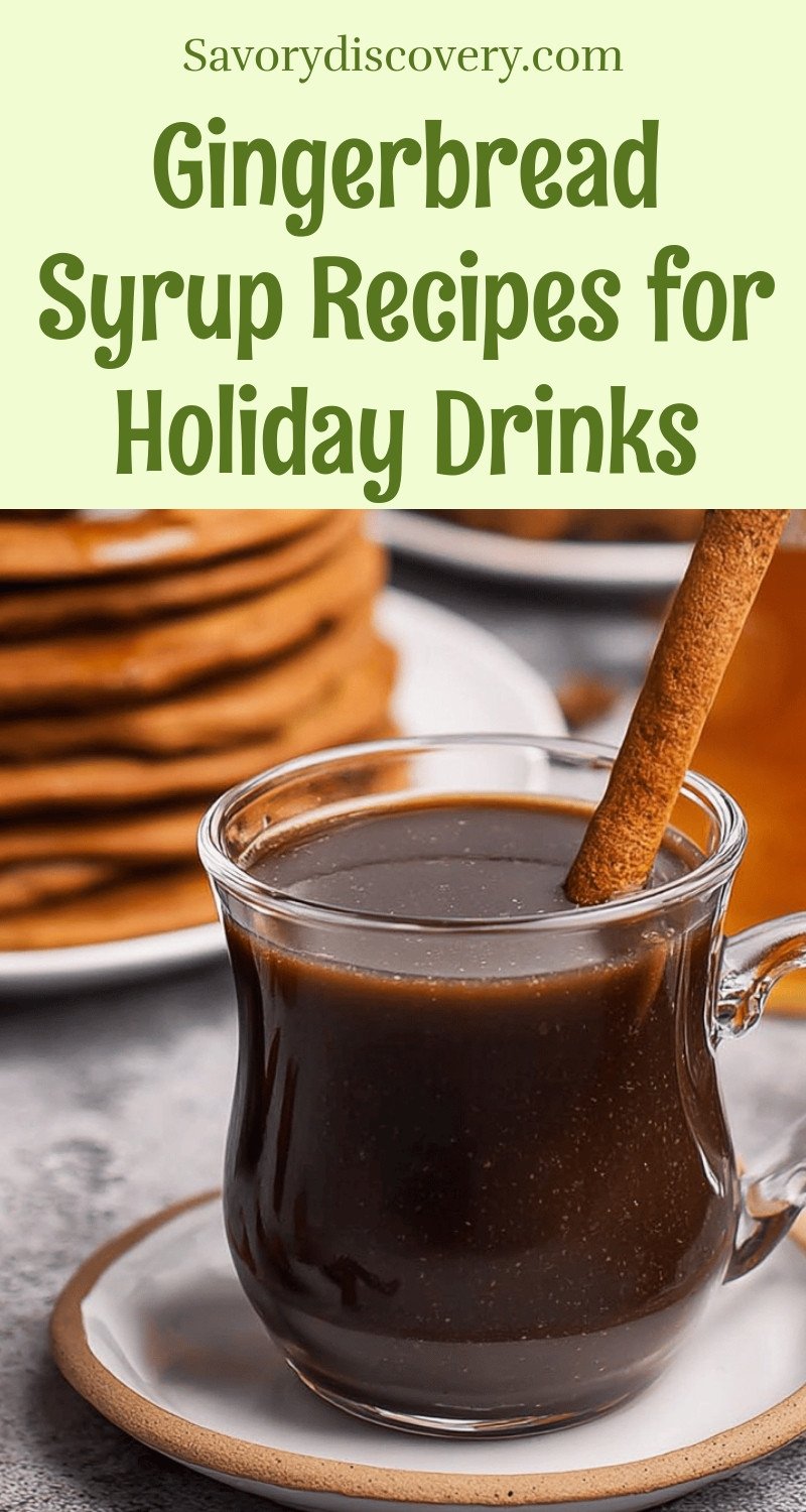 Gingerbread Syrup Recipes for Holiday Drinks