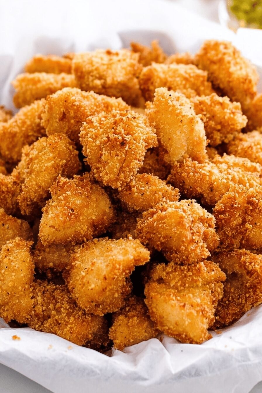 Golden Crunch Popcorn Chicken Bites