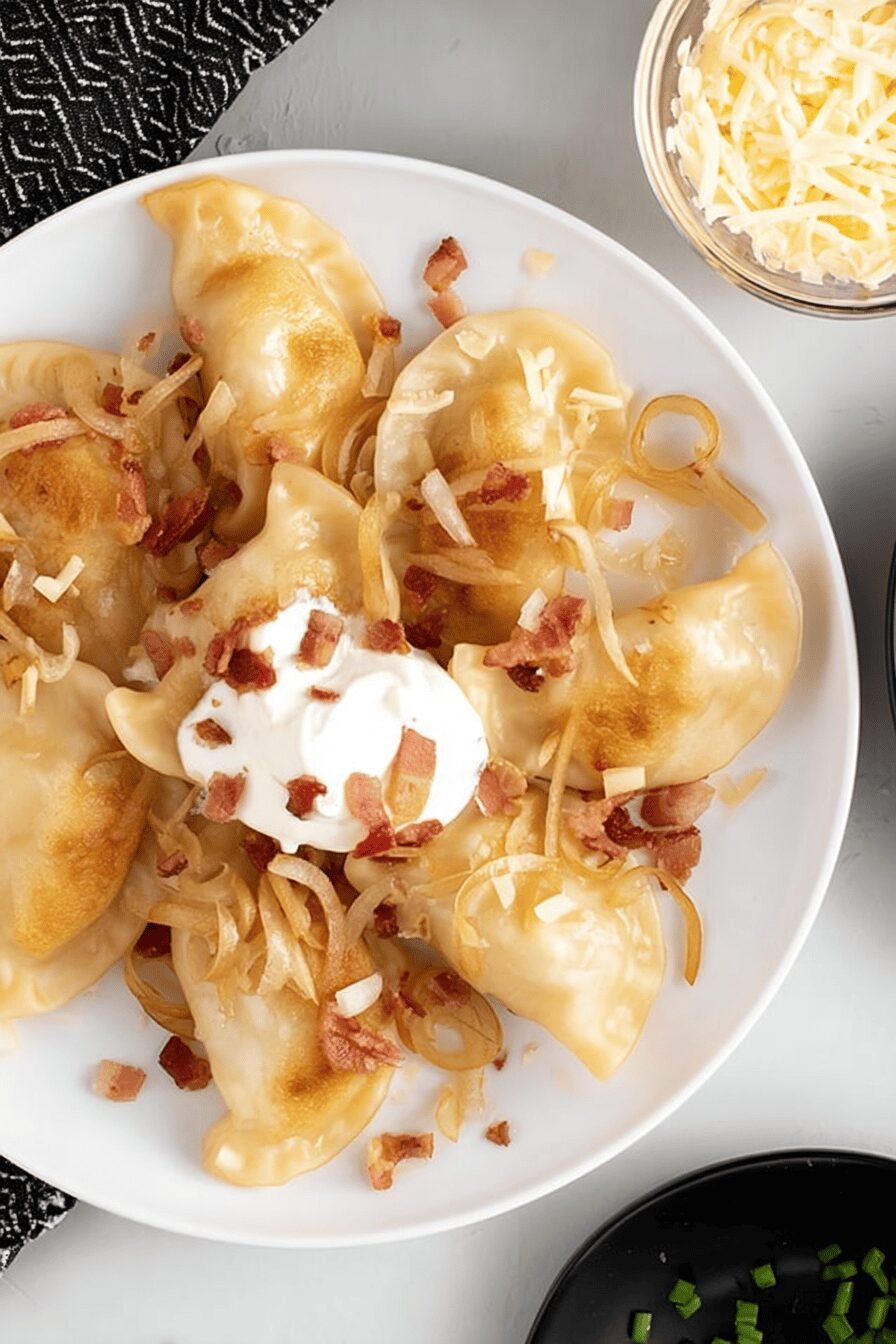 Golden Fried Pierogi Delights