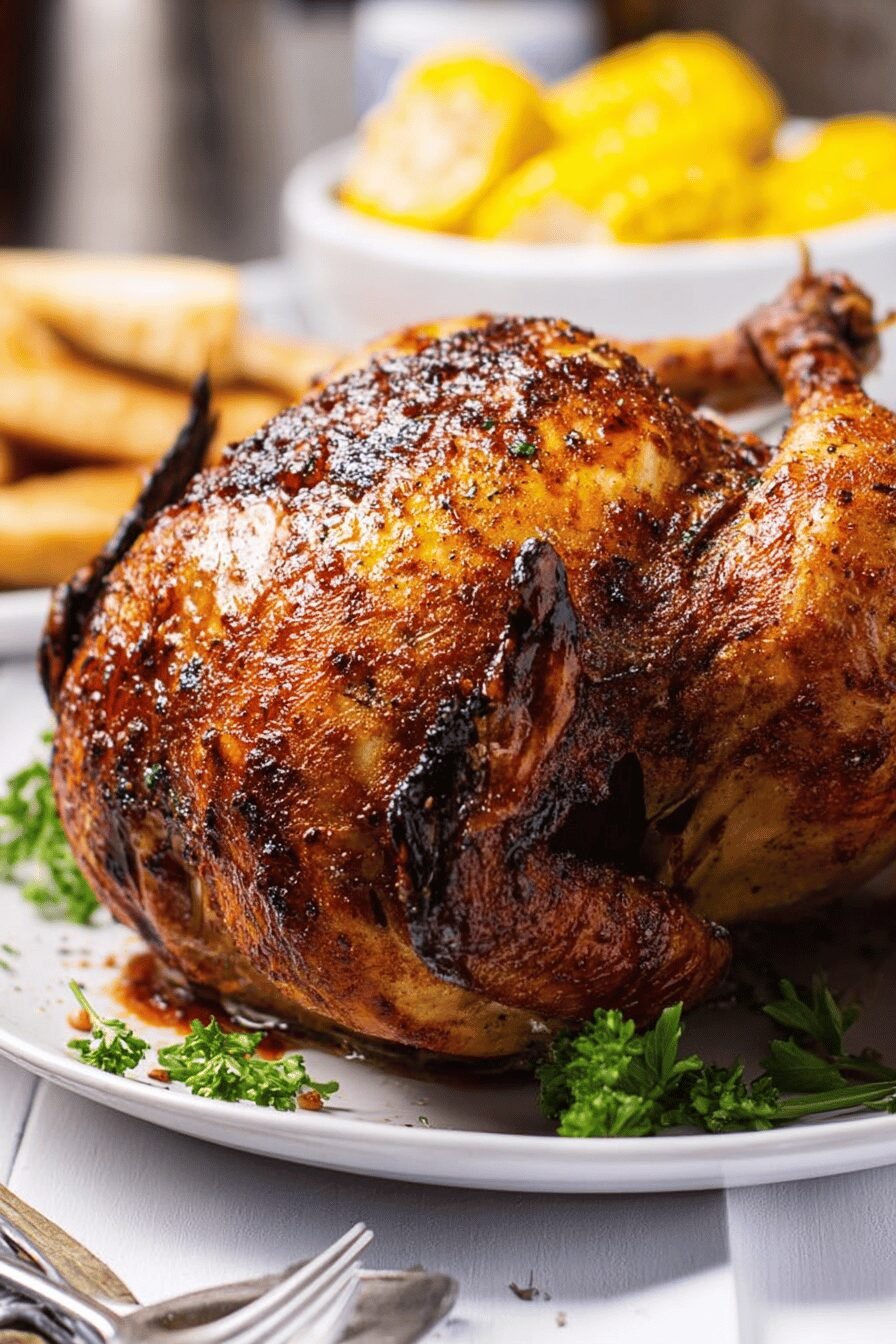 Grilled Beer Can Chicken Recipe