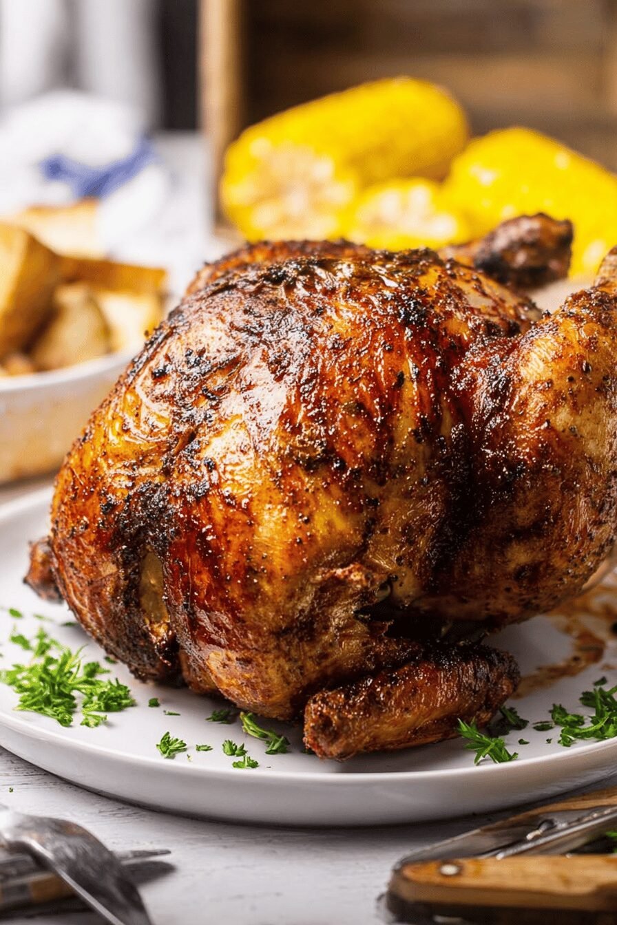 Grilled Beer Can Chicken Recipe