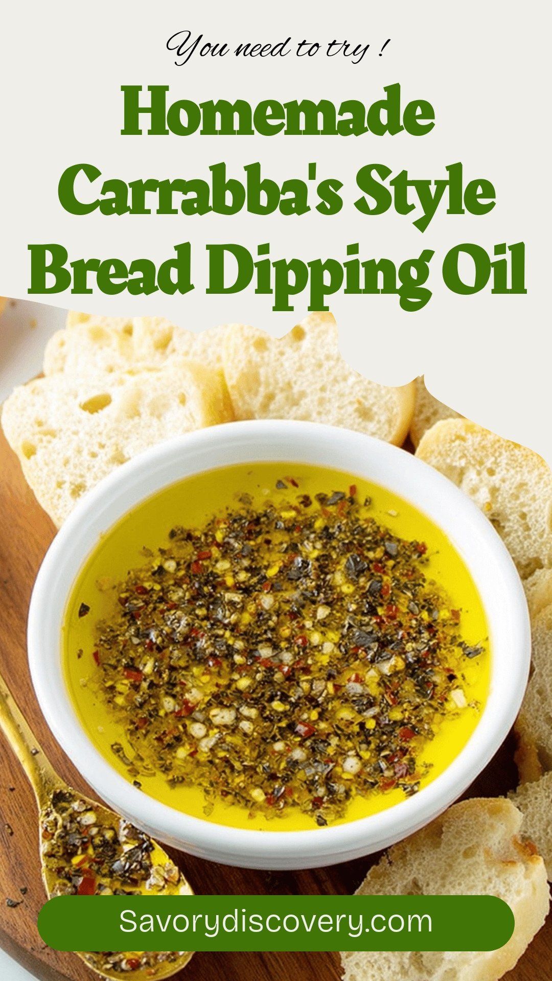 Homemade Carrabba's Style Bread Dipping Oil