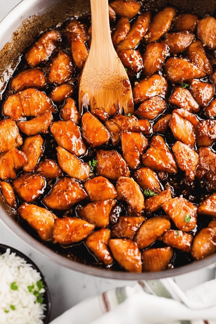 Honey Garlic Glazed Chicken