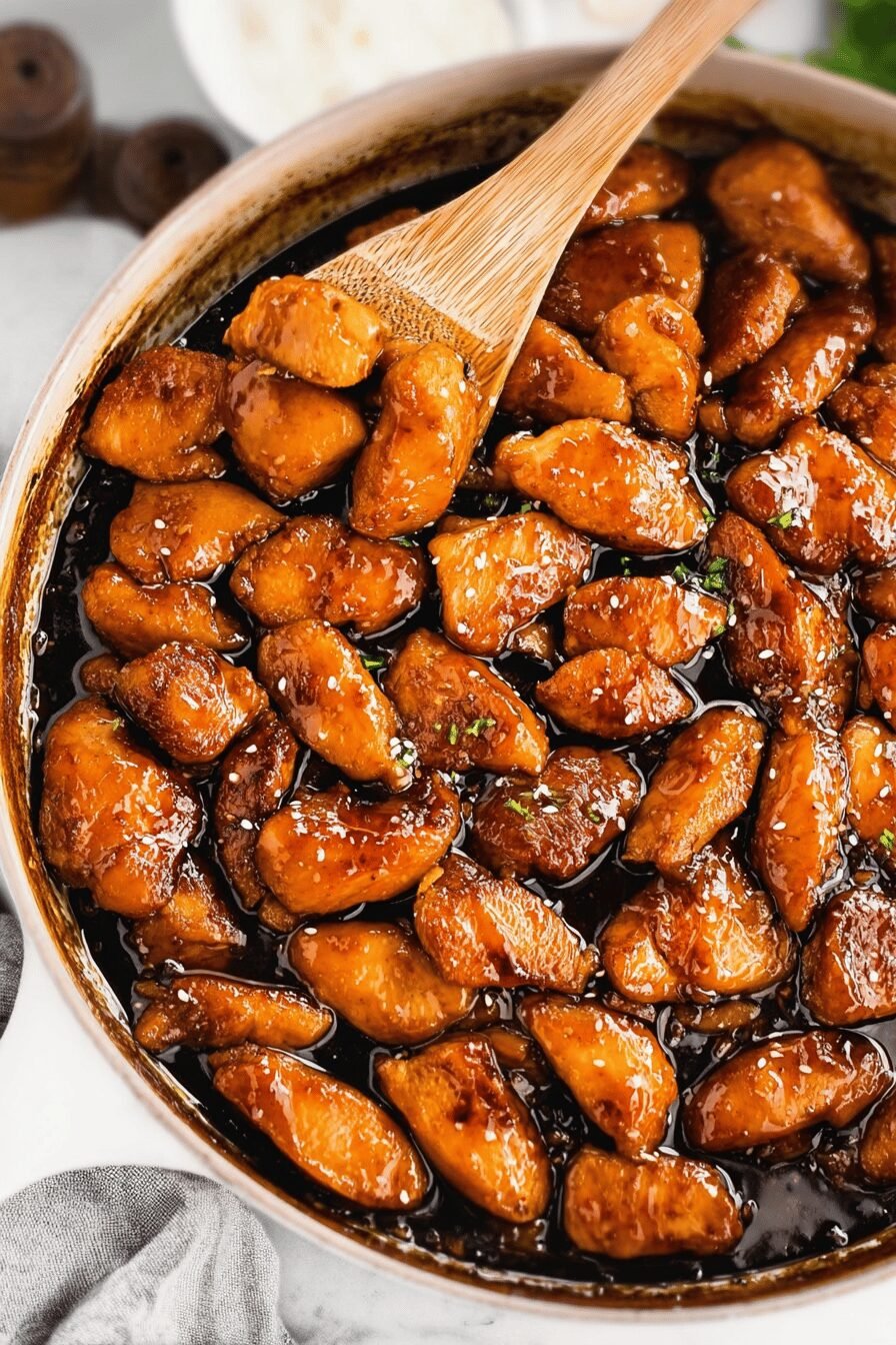 Honey Garlic Glazed Chicken
