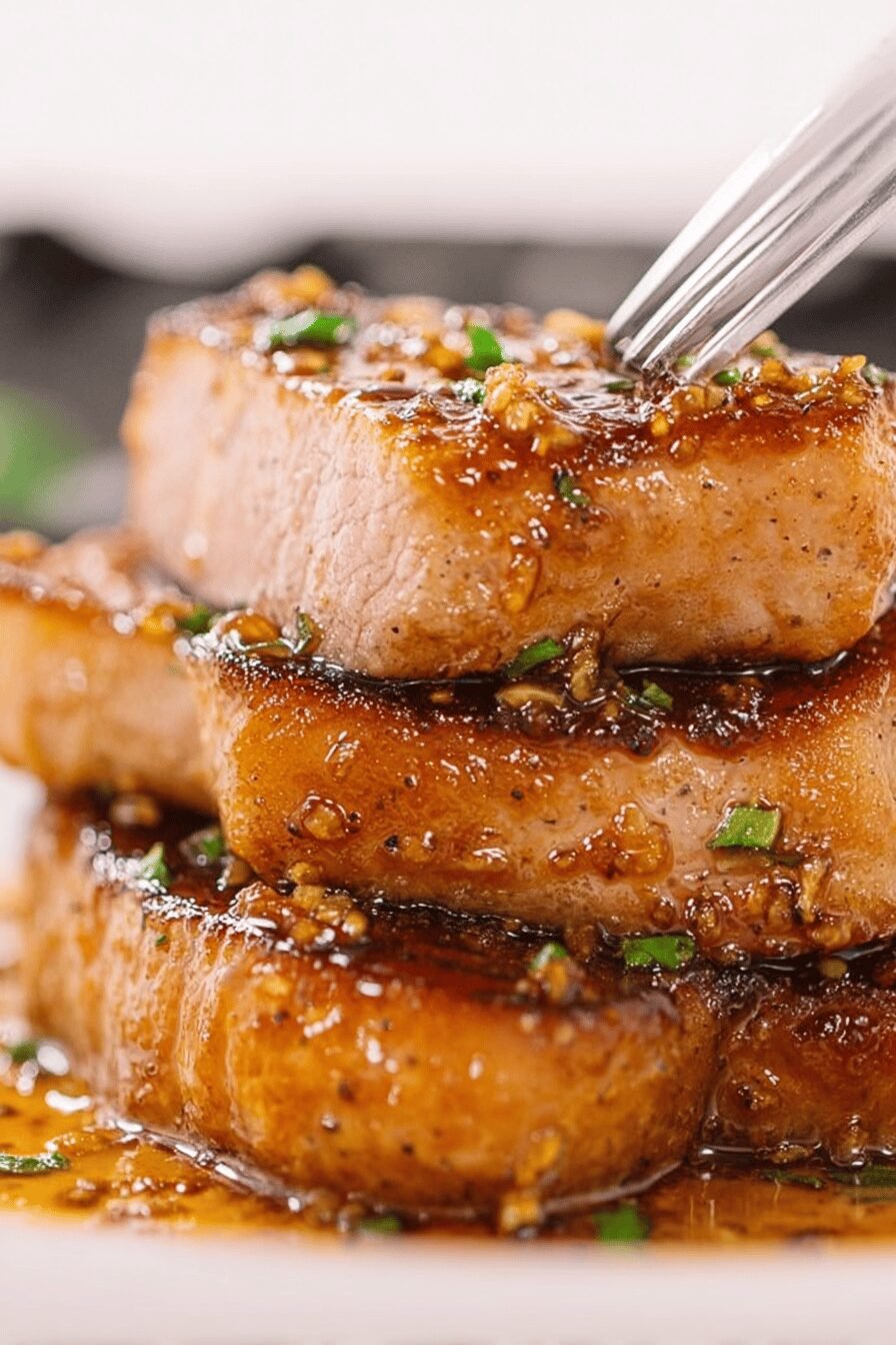 Honey Garlic Glazed Pork Chop Recipe