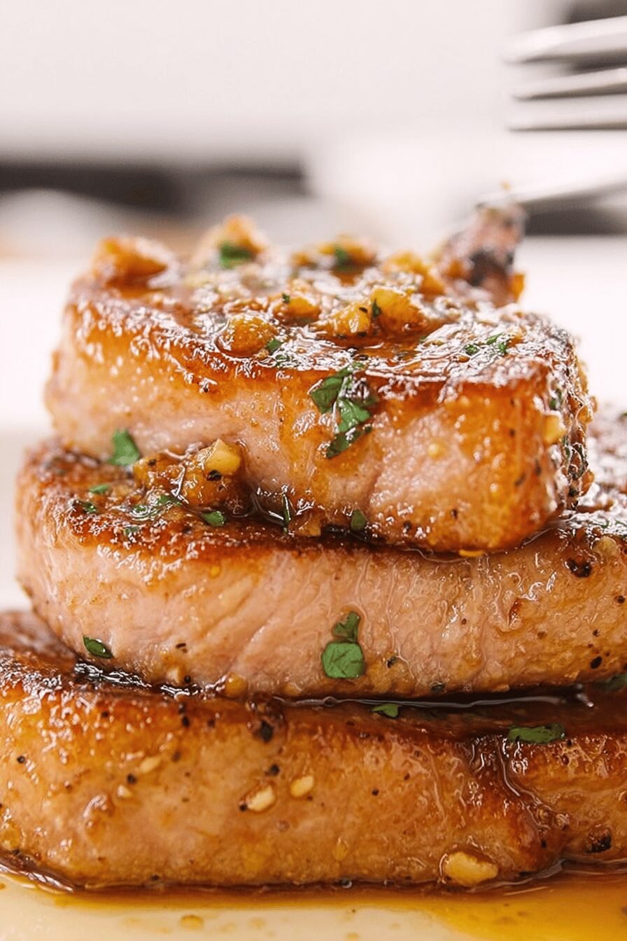 Honey Garlic Glazed Pork Chop Recipe