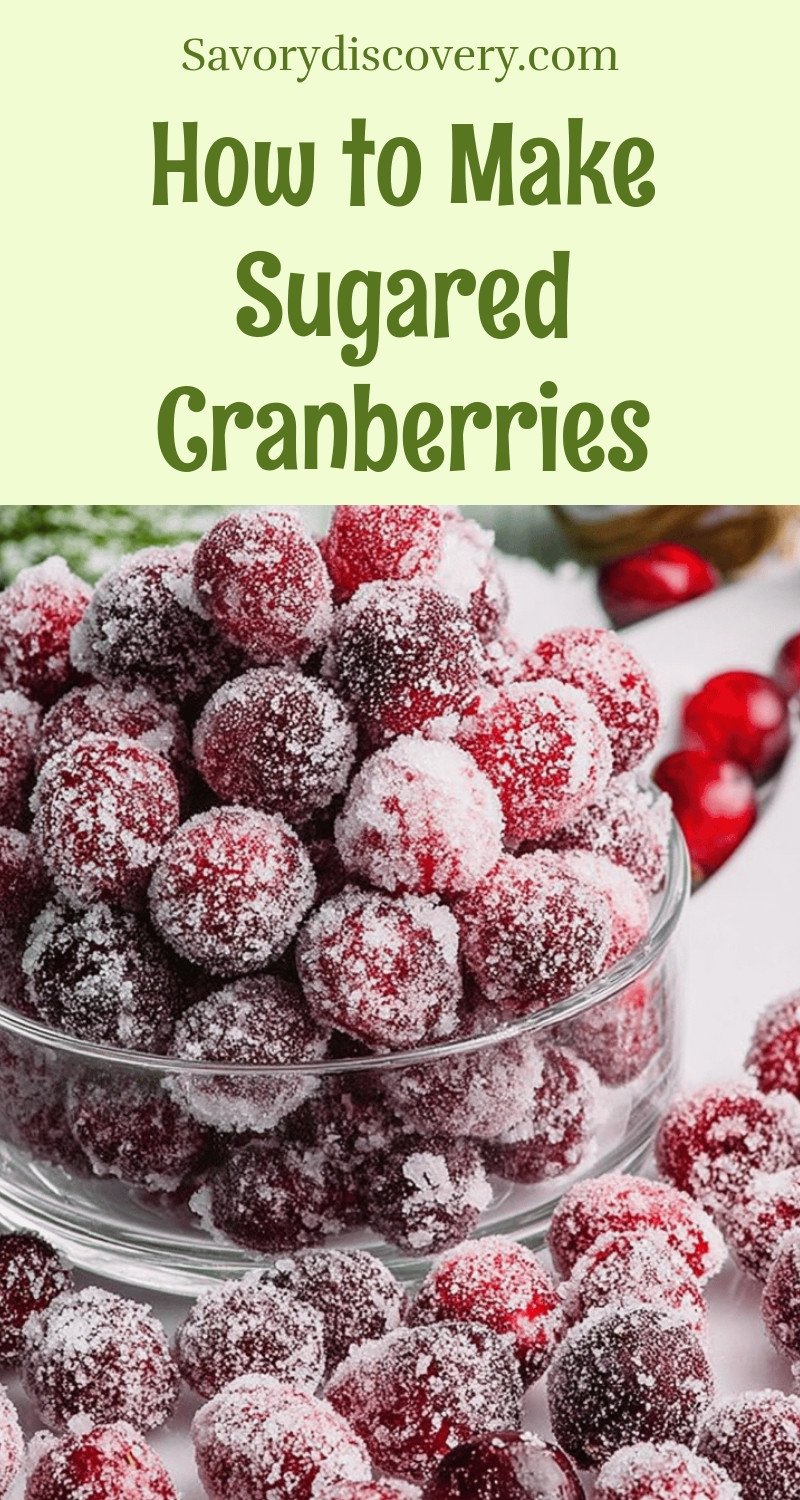 How to Make Sugared Cranberries