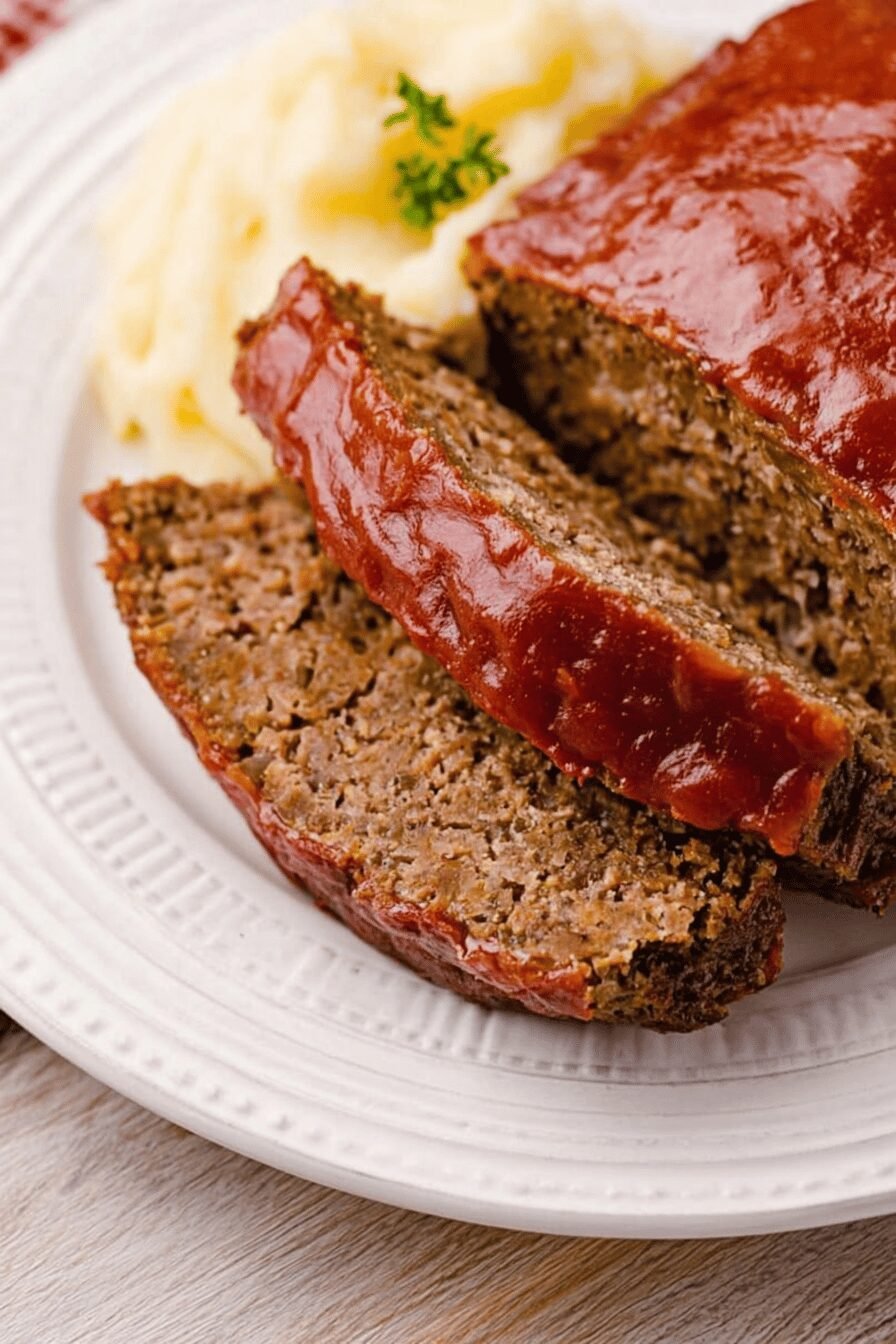 Juicy Slow Cooker Crockpot Meatloaf Recipe