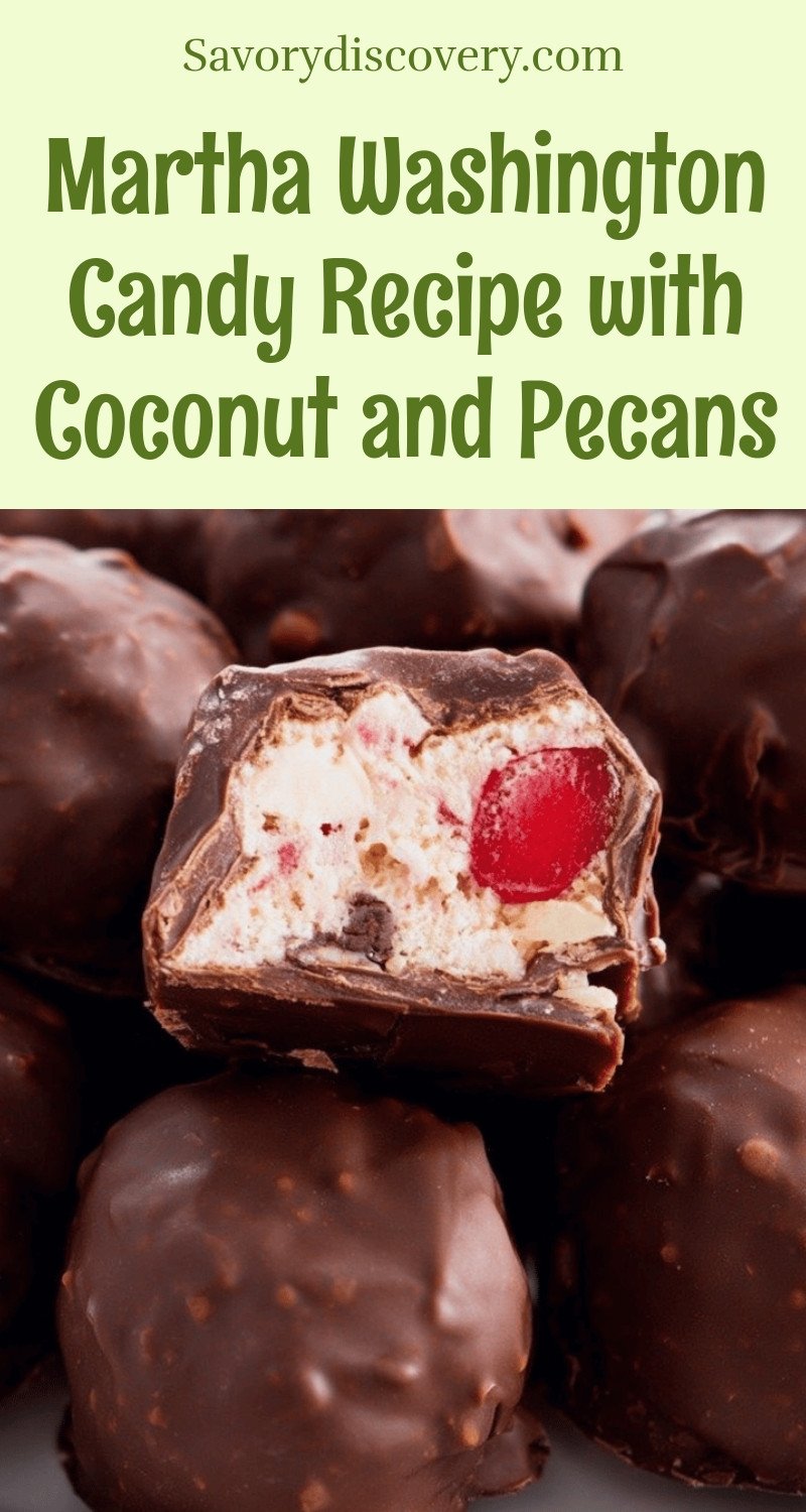 Martha Washington Candy Recipe with Coconut and Pecans