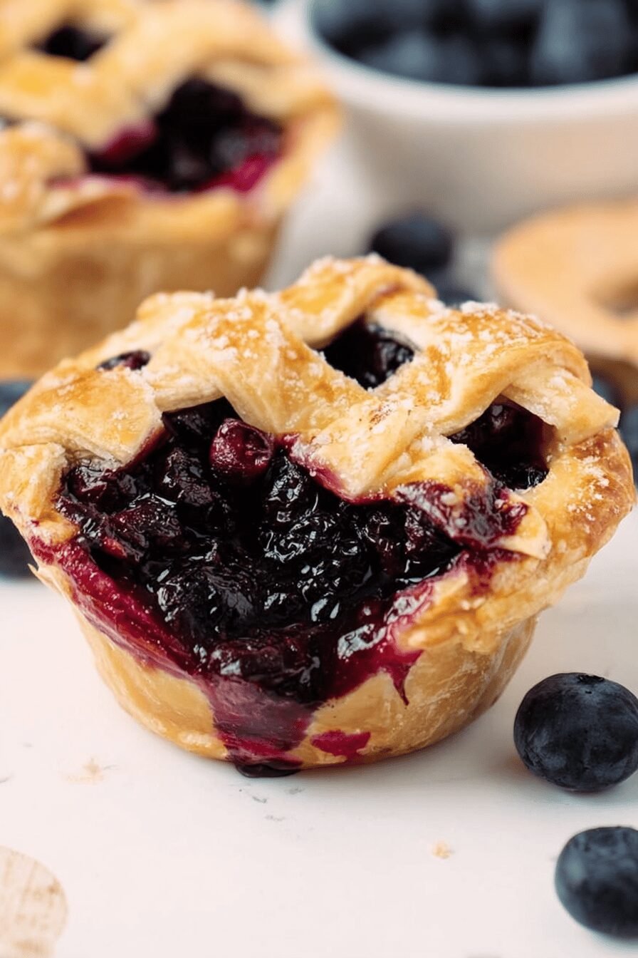 Mini Blueberry Pies: Sweet Homemade Recipe