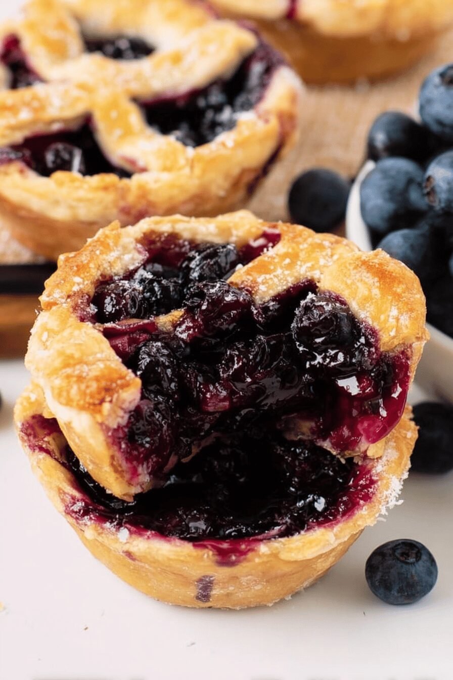 Mini Blueberry Pies: Sweet Homemade Recipe
