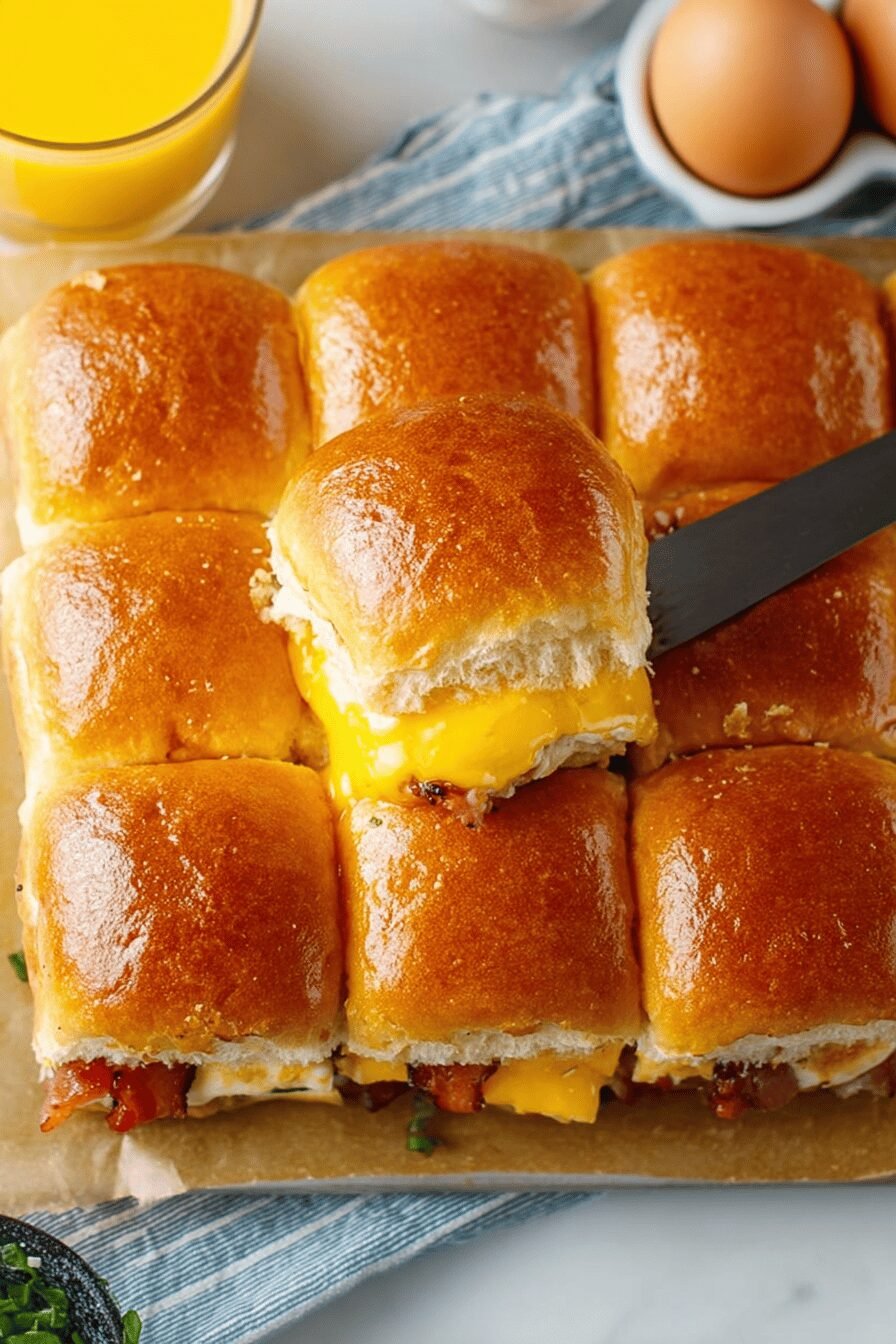 Mini Breakfast Sandwiches on Slider Buns