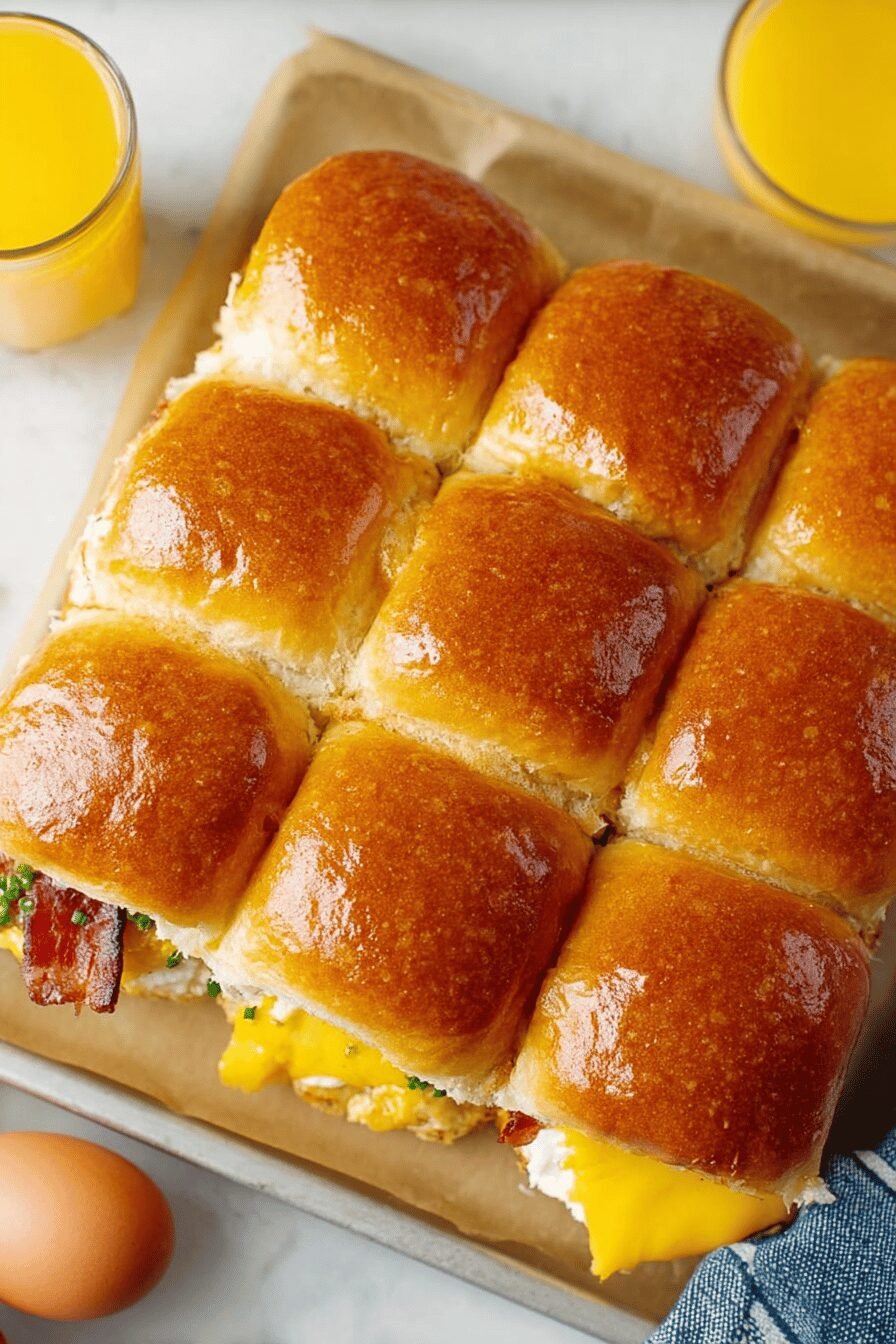 Mini Breakfast Sandwiches on Slider Buns