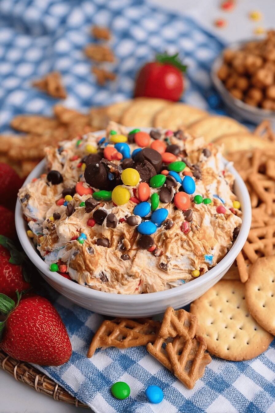 Monster Cookie Dough Dip Delight