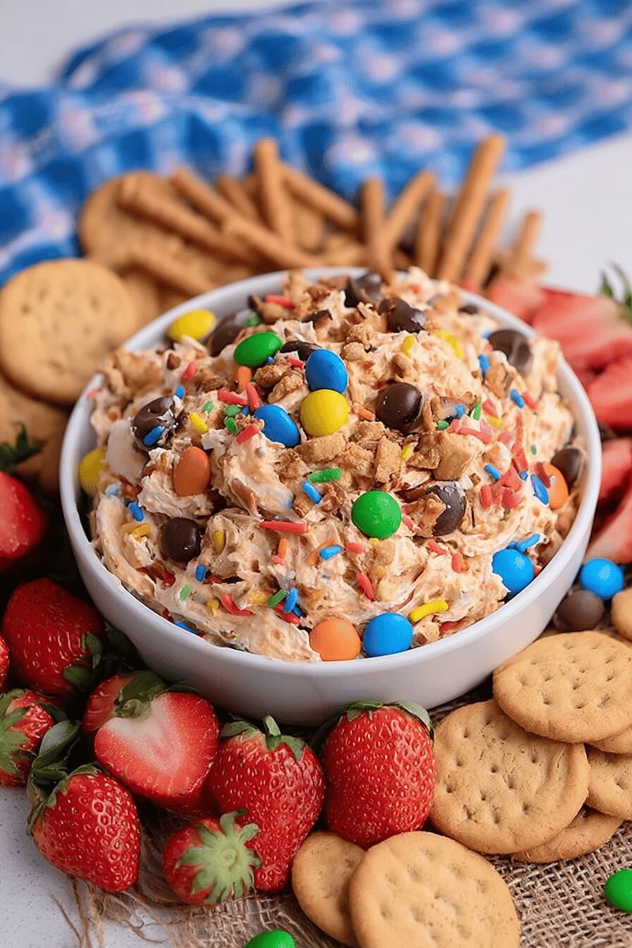 Monster Cookie Dough Dip Delight
