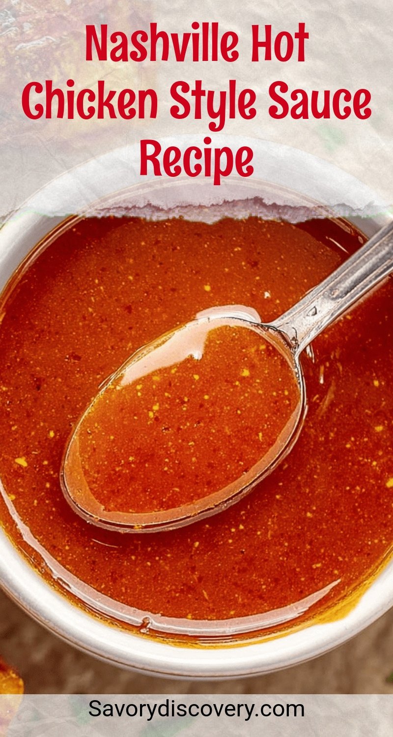 Nashville Hot Chicken Style Sauce Recipe