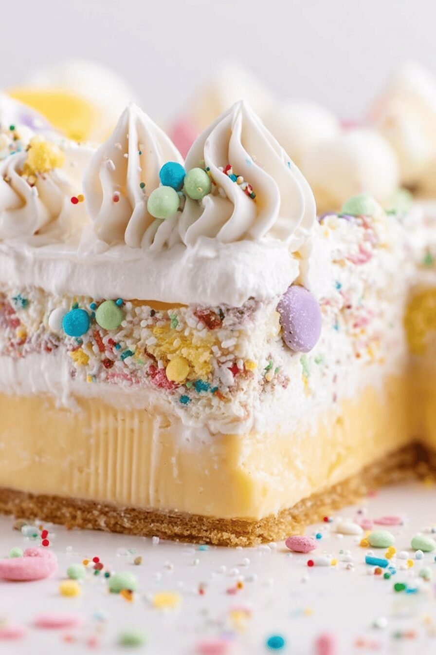 No-Bake Birthday Cake Delight Dessert Recipe