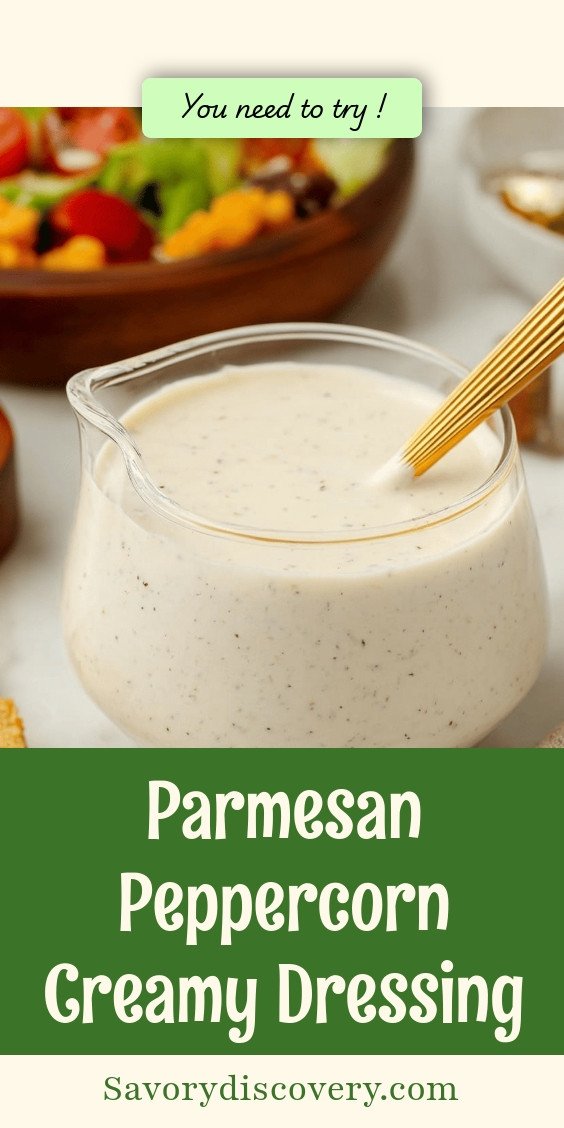 Parmesan Peppercorn Creamy Dressing