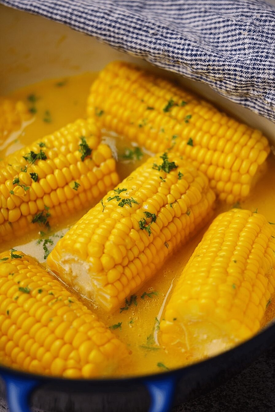 Perfectly Boiled Sweet Corn on the Cob