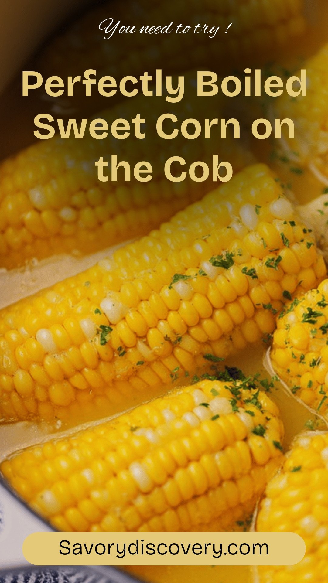 Perfectly Boiled Sweet Corn on the Cob