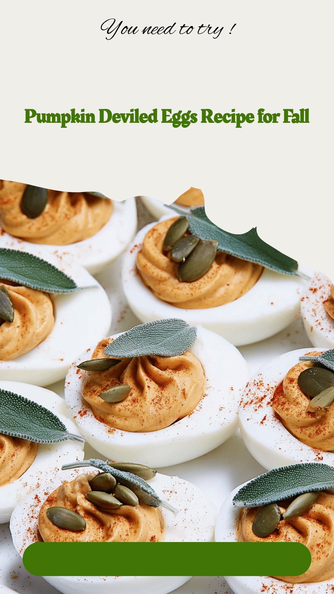 Pumpkin Deviled Eggs Recipe for Fall