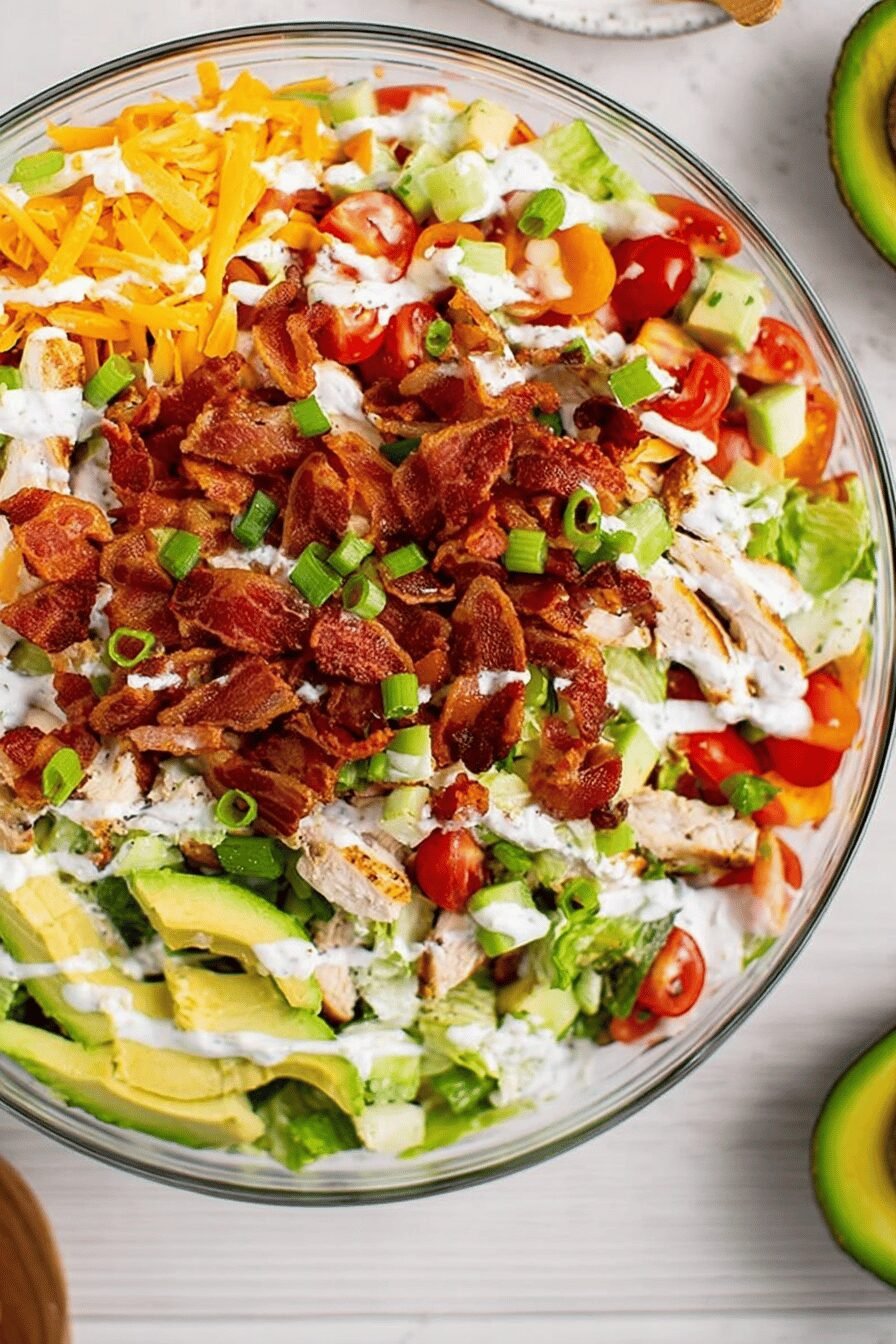 Ranch Chicken Salad with Bacon