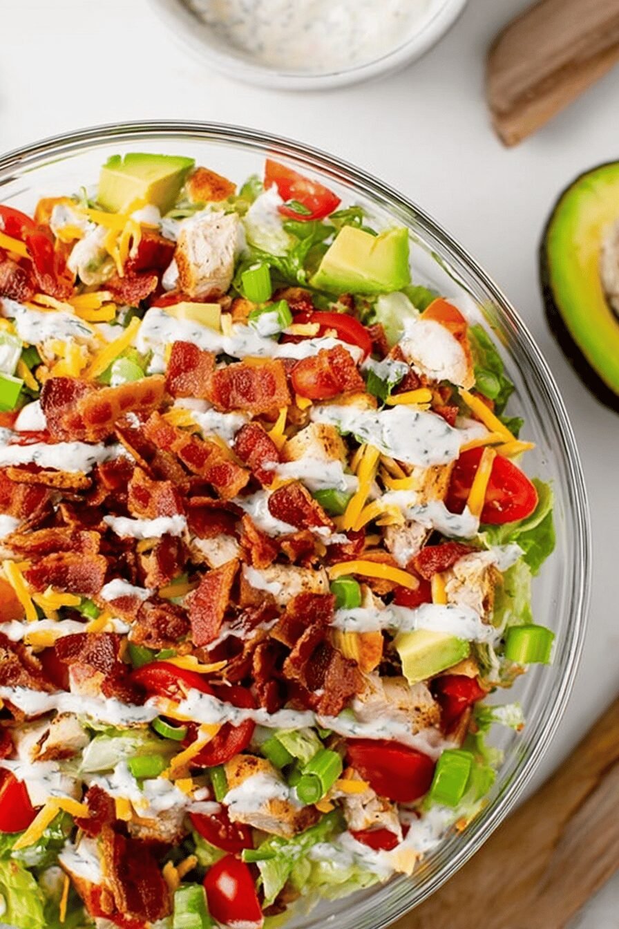 Ranch Chicken Salad with Bacon