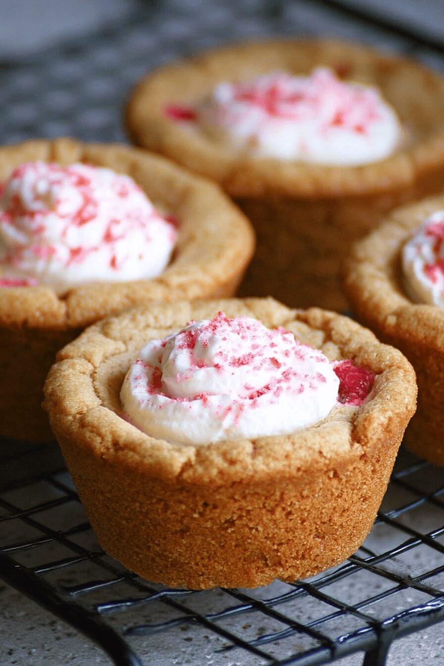 Raspberry Cheesecake Cookie Cups Recipe