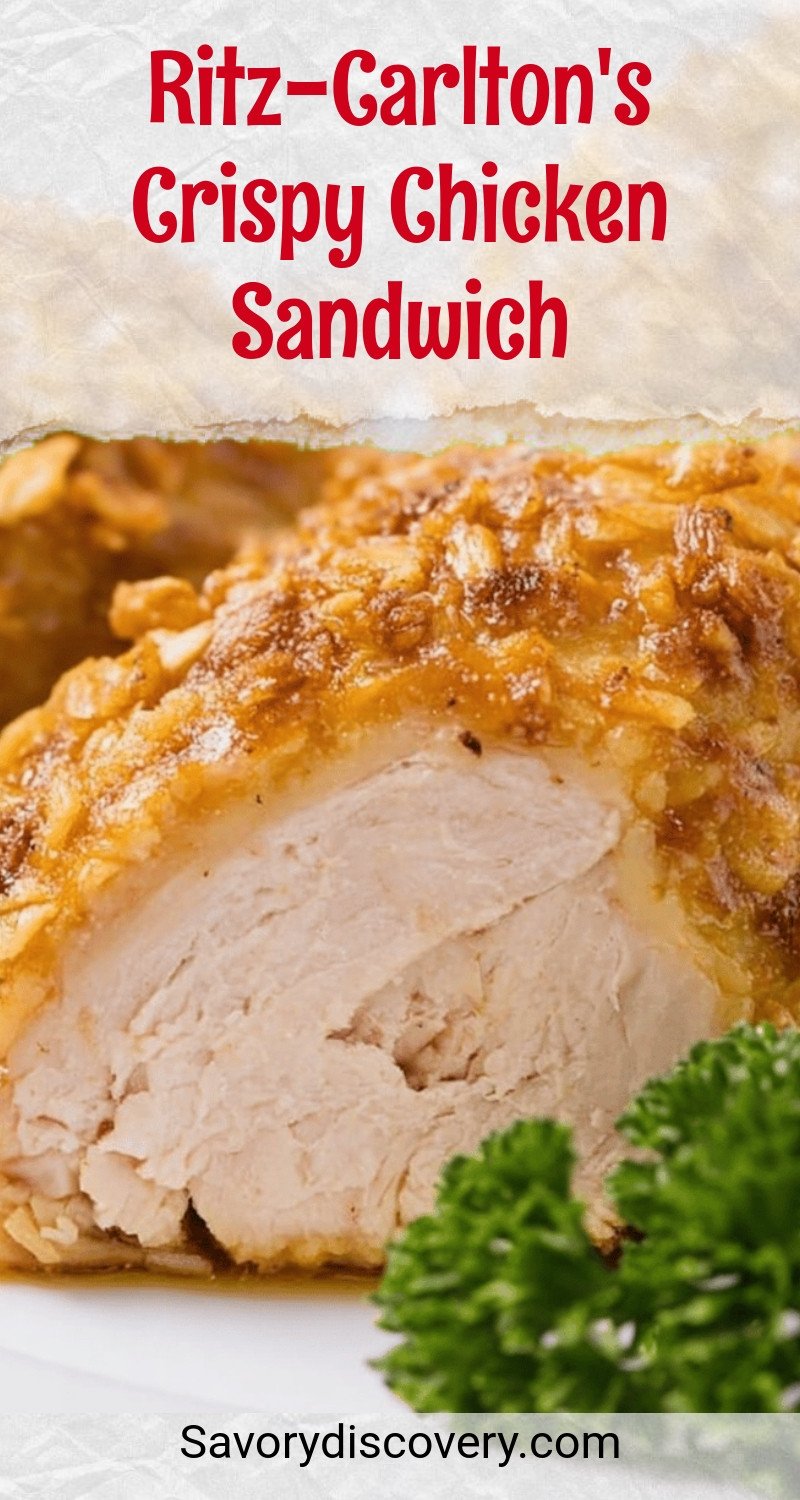 Ritz-Carlton's Crispy Chicken Sandwich