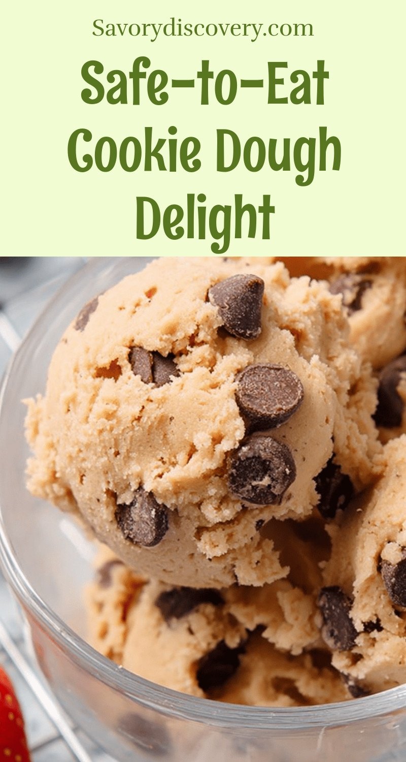 Safe-to-Eat Cookie Dough Delight
