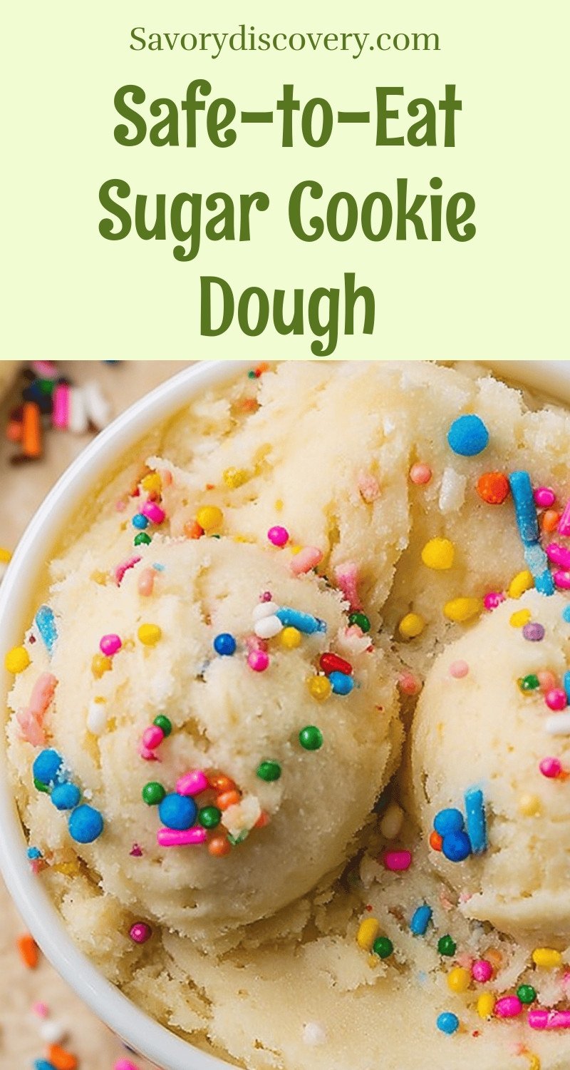 Safe-to-Eat Sugar Cookie Dough