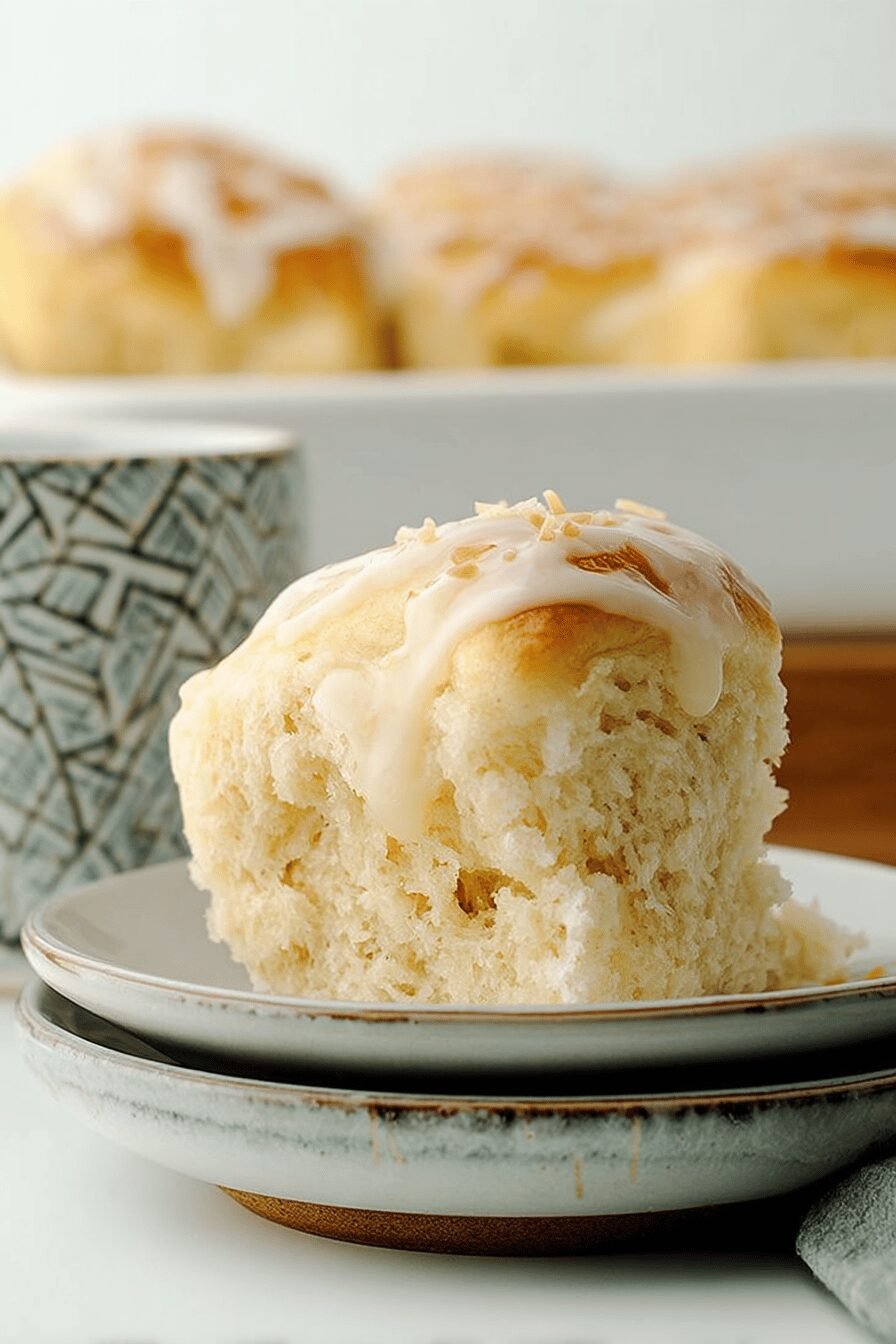 Samoan Coconut Buns Sweet Bread Rolls