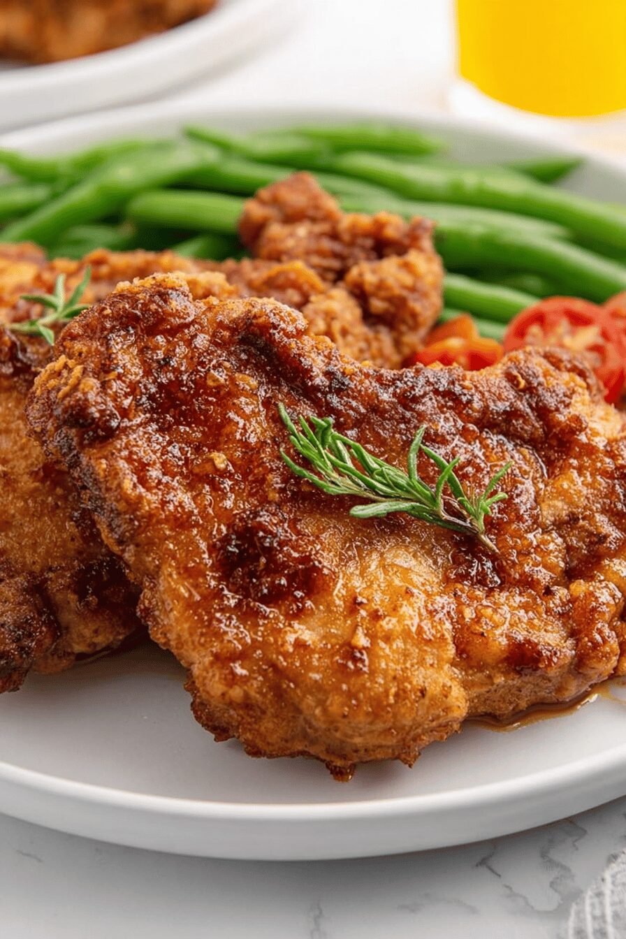 Skillet-Seared Pork Chops with Herbs