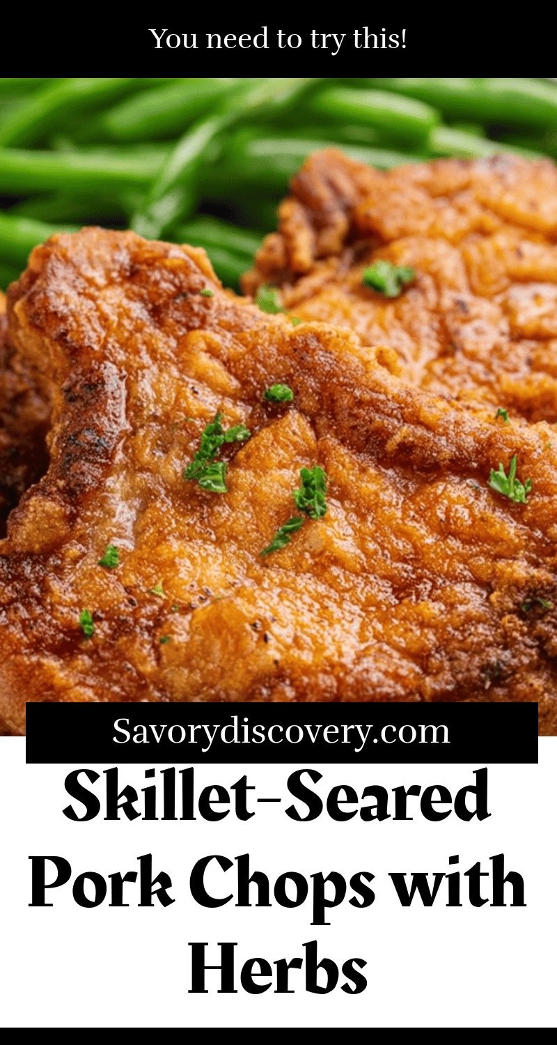 Skillet-Seared Pork Chops with Herbs