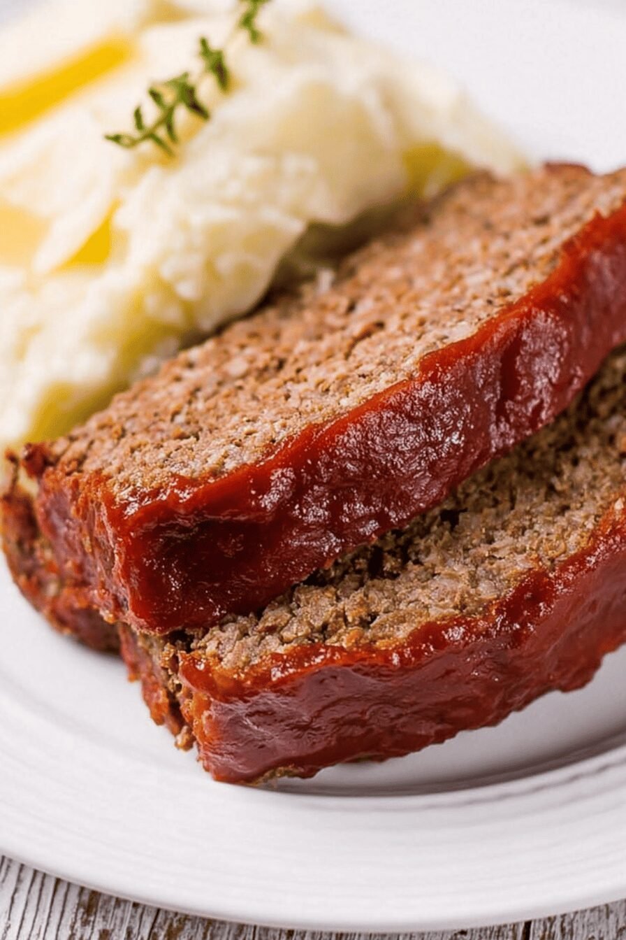 Slow Cooker Savory Meatloaf Dinner