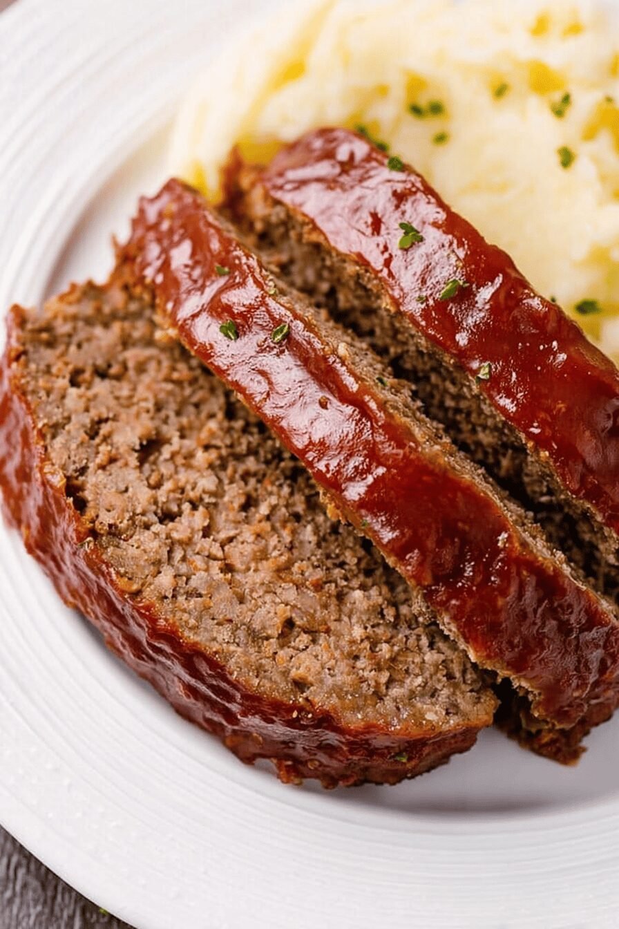 Slow Cooker Savory Meatloaf Dinner
