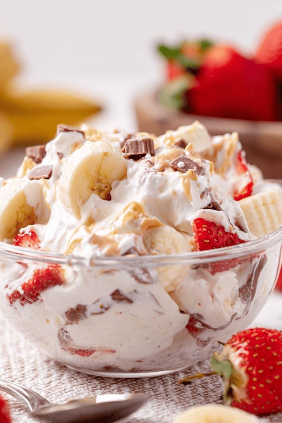 Snickers Apple Fluff Dessert Salad