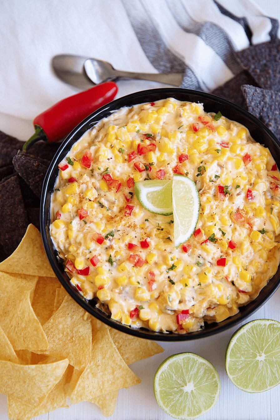 Spicy Creamed Corn Dip
