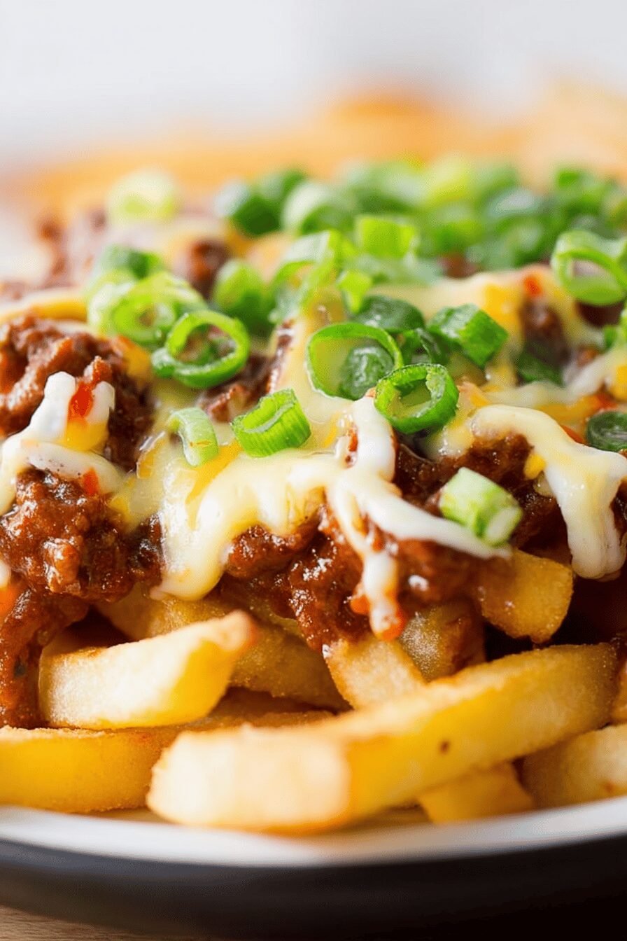 Spicy Loaded Fries with Cheese
